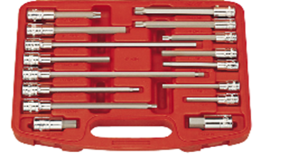 Kromajlı Torx-Yıldız-Altıköşe Lokmalı Allen Takımı